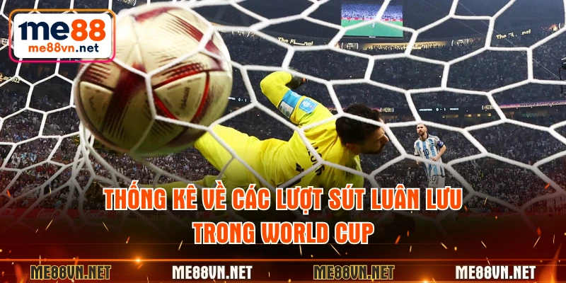 Thống kê về các lượt sút luân lưu trong World Cup